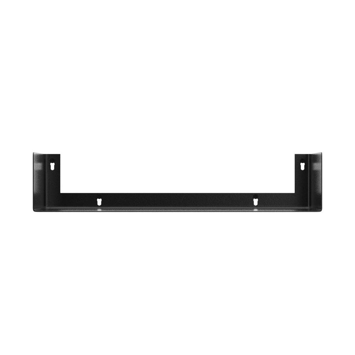 Black Set of 2 U Shape Wall Mount Metal Shelf O132191