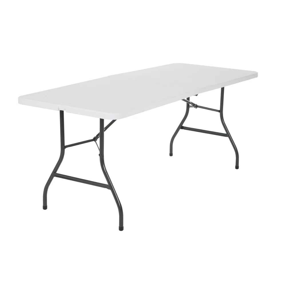 6 Foot Folding Table White Speckle B235