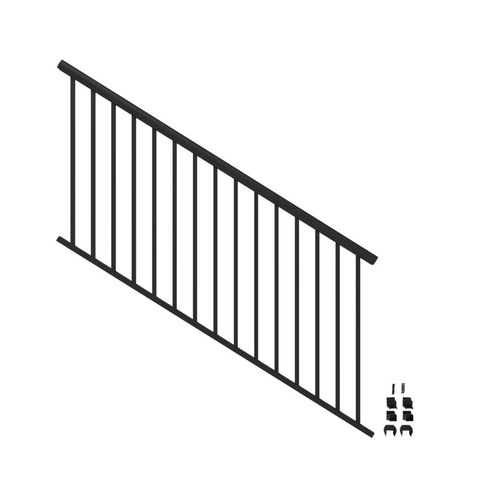 6’ x 36” Matte Black Aluminum Stair Kit R89562