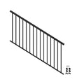 6’ x 36” Matte Black Aluminum Stair Kit R89562