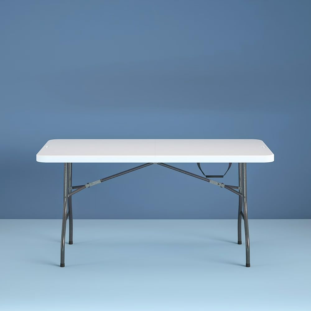6 Foot Folding Table White Speckle B235