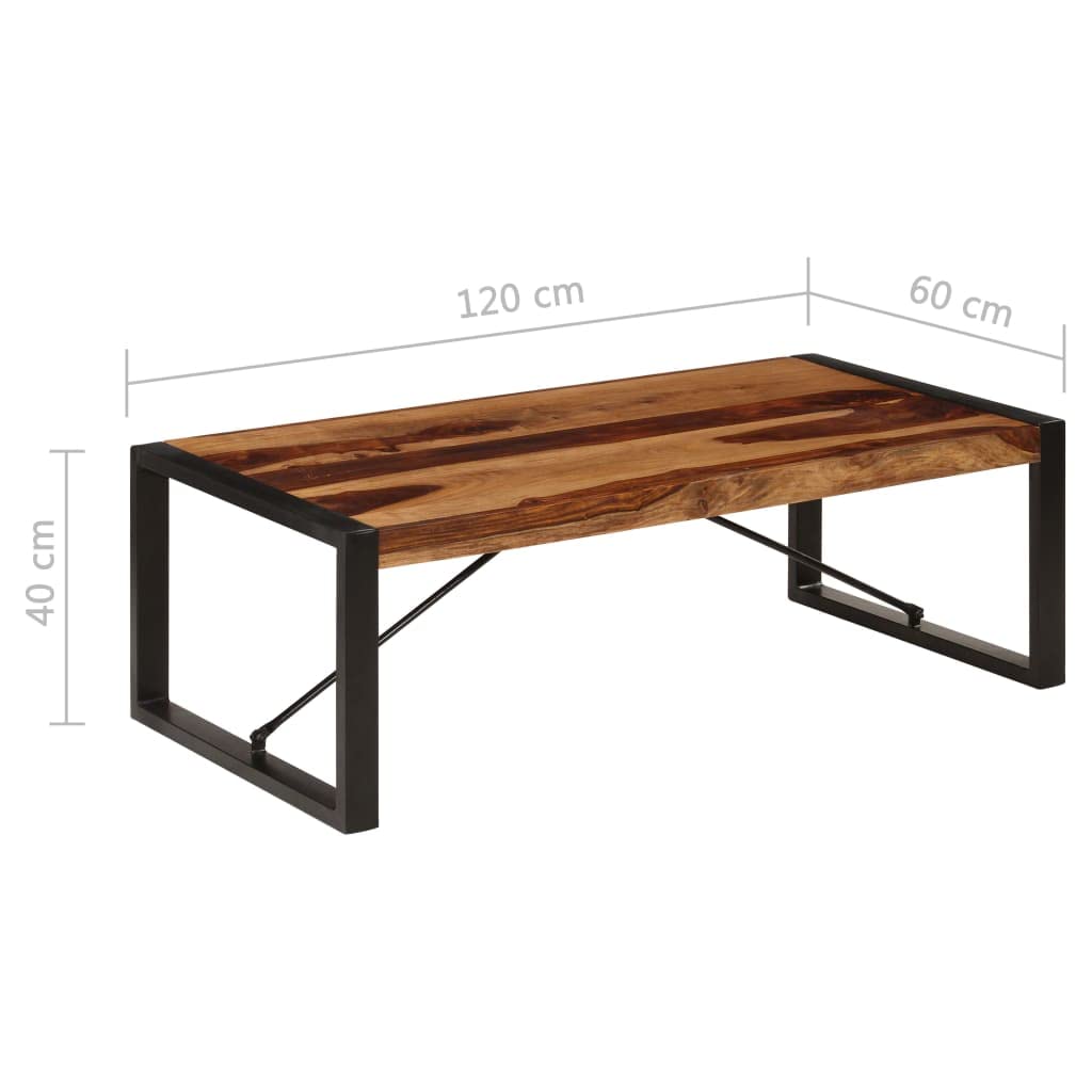 47.2"x23.6"x15.7" Solid Sheesham Wood Coffee Table J22479