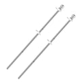 2pcs Stainless Steel Flag Pole Set 1.5m Rustproof G754