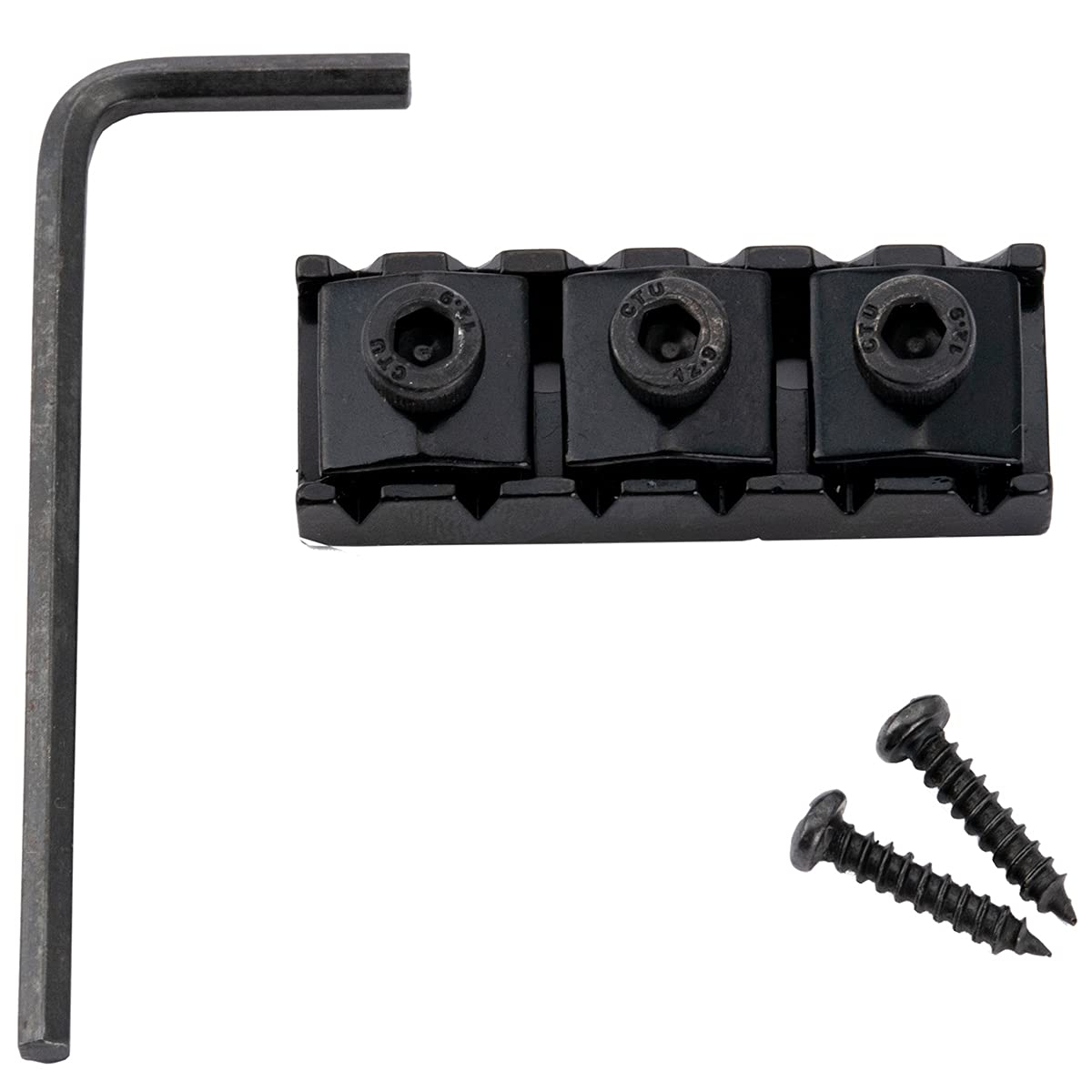 43mm Electric Guitar String Locking Nut Black U5697