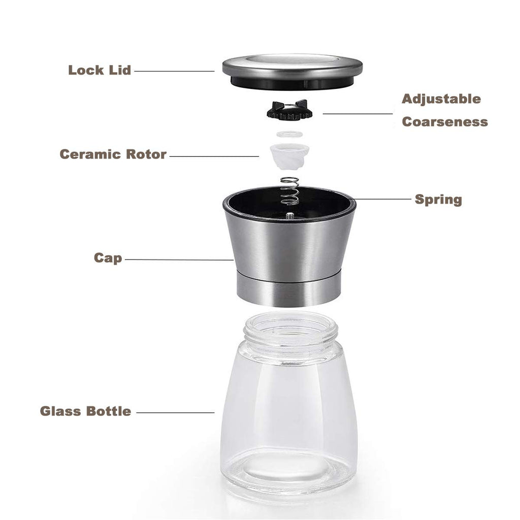 Salt or Pepper Grinder Mill Shaker Adjustable K765515