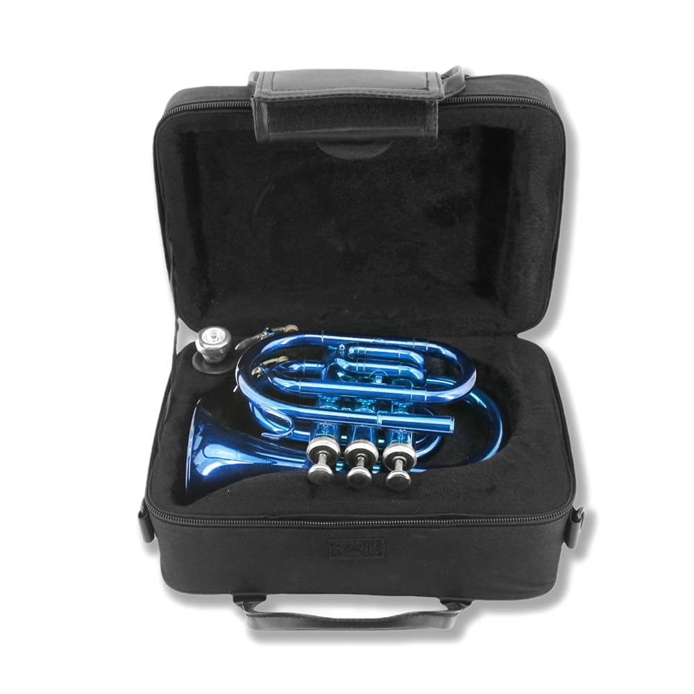 Bb Pocket Trumpet with 7C Mouthpiece and Hard Case A586262