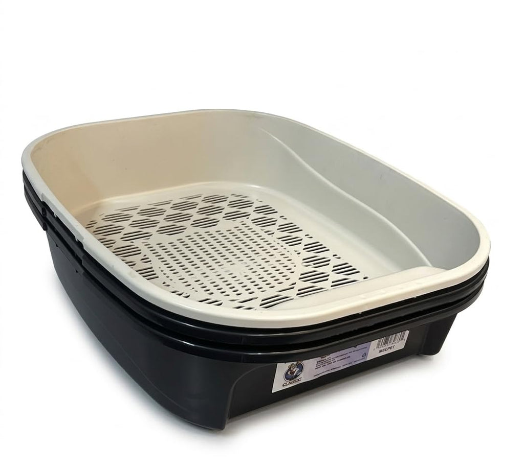 Black Sifting Cat Litter Box M939