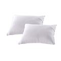 White Down Alternative Bed Pillow King Size Set of Two Y5744