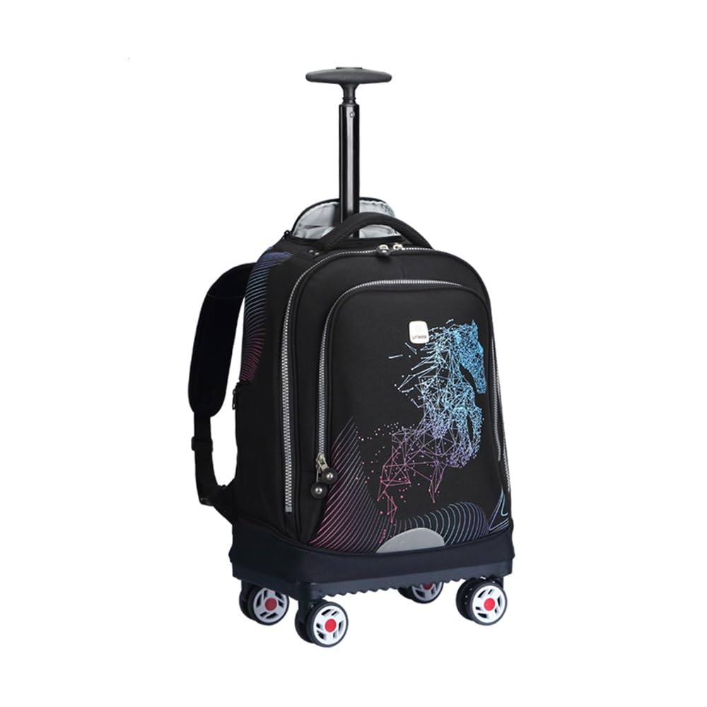 Rolling Backpack with Wheels Fits 15.6 Inch A595