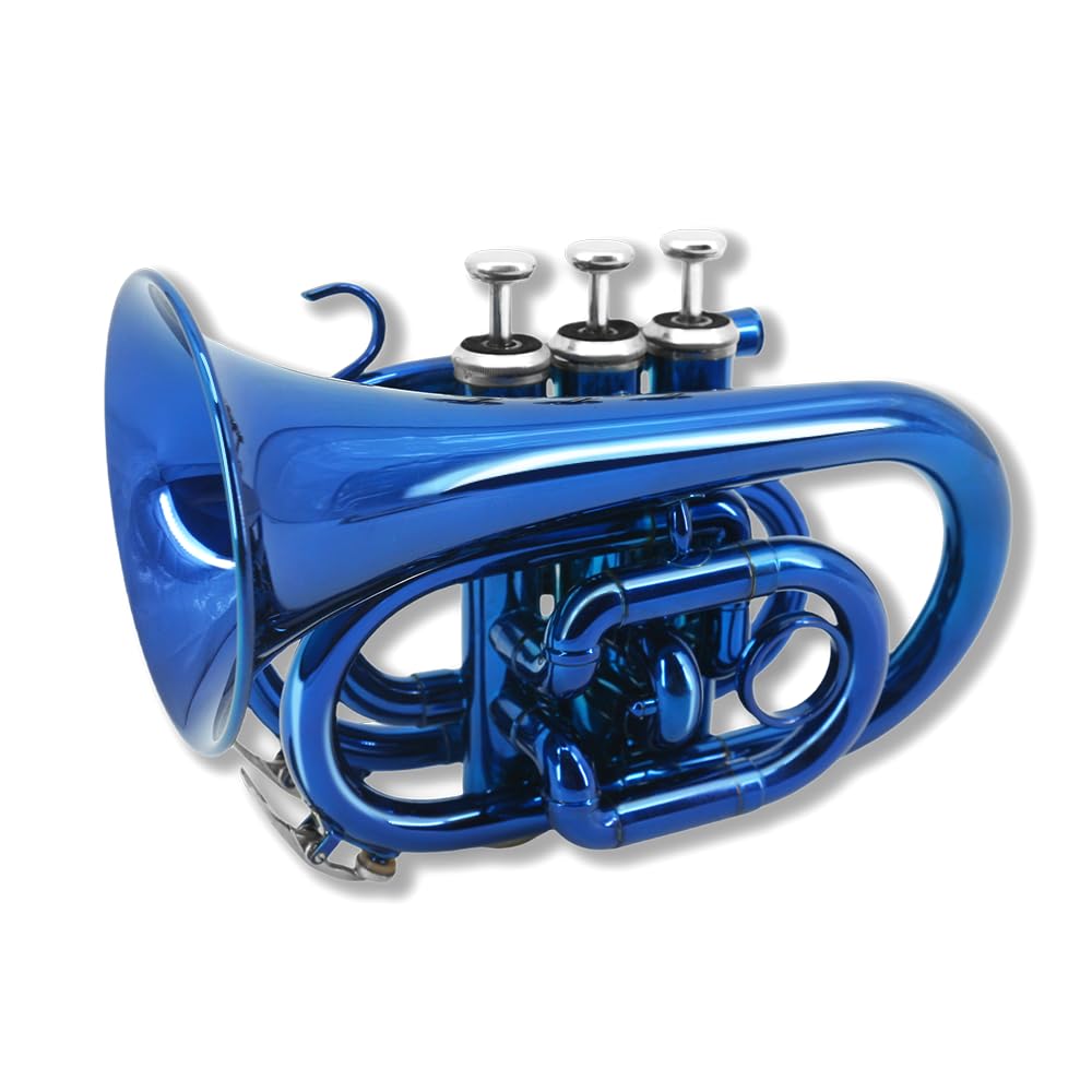Bb Pocket Trumpet with 7C Mouthpiece and Hard Case A586262