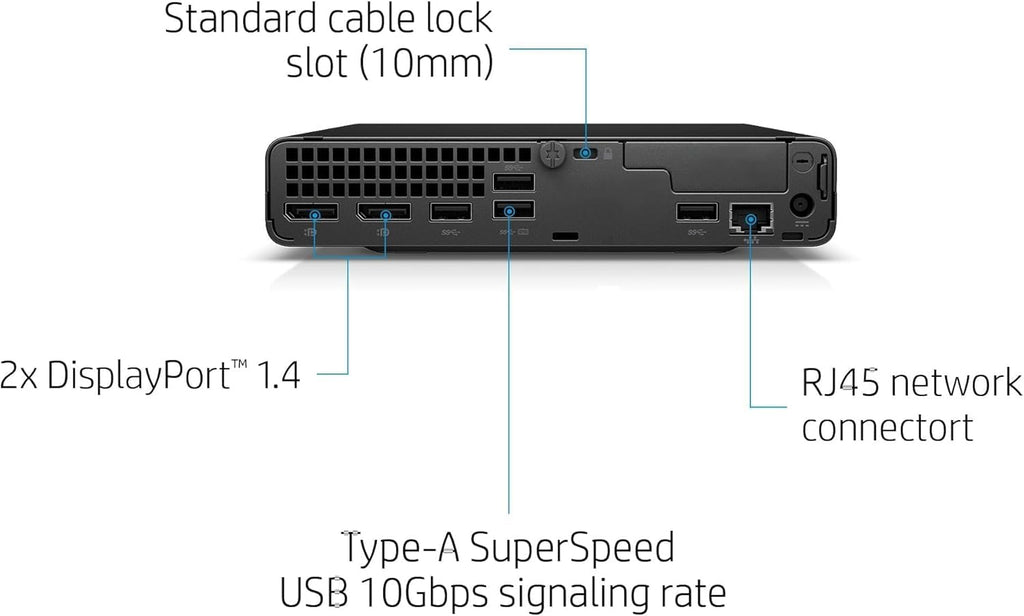 Mini Desktop PC, Intel Core i5-10500T, 16GB RAM, 256GB SSD E185