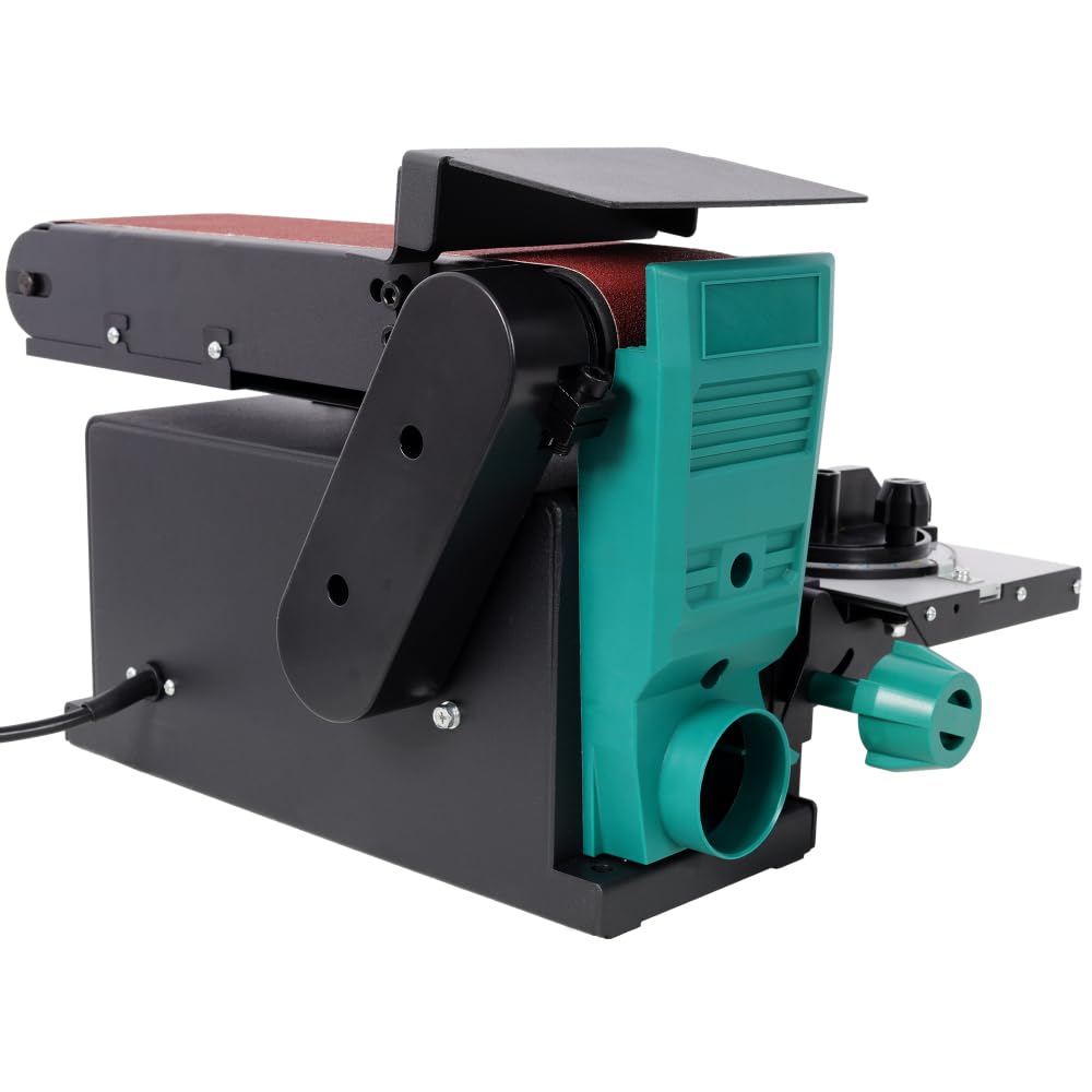 Benchtop Belt and Disc Sander, 120V/60Hz, 4x36 in. Belt & 6 in. Disc, Green X7411