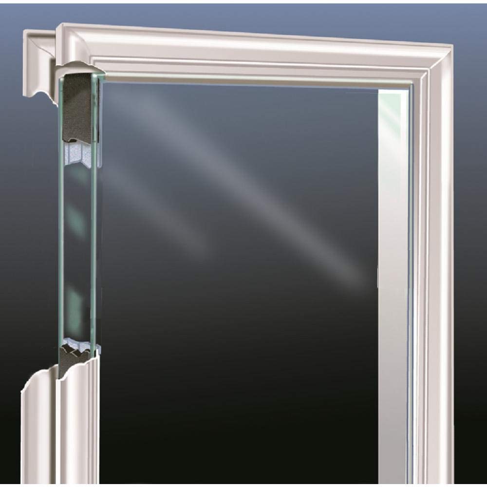 Primed Left Hand Outswing Prehung Door Full Lite Clear Glass 30"x80" Steel O109351