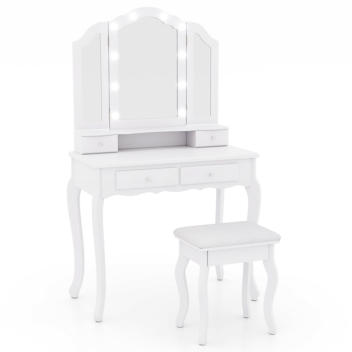 Vanity Desk with Lighted Mirror Y338231