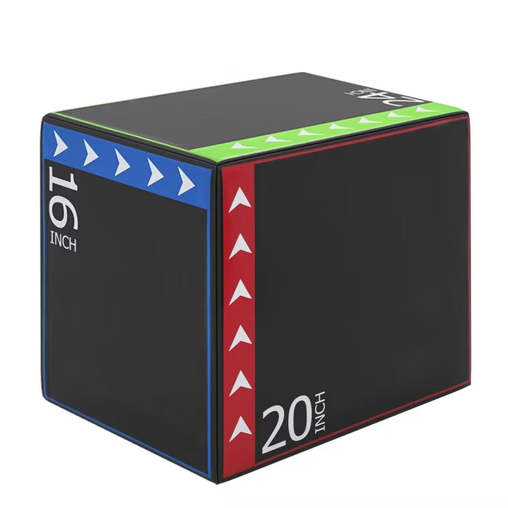 3 in 1 Plyometric Jump Box 16/20/24 Inch Soft Foam M696