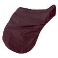 Burgundy Nylon English Saddle Cover A180