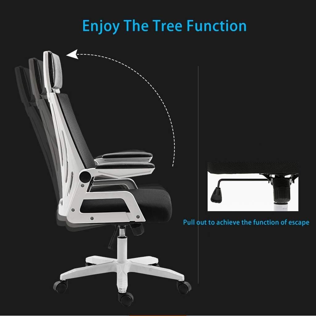 Ergonomic Mesh Office Chair with Tilt Function and Position Lock, Orange V935637