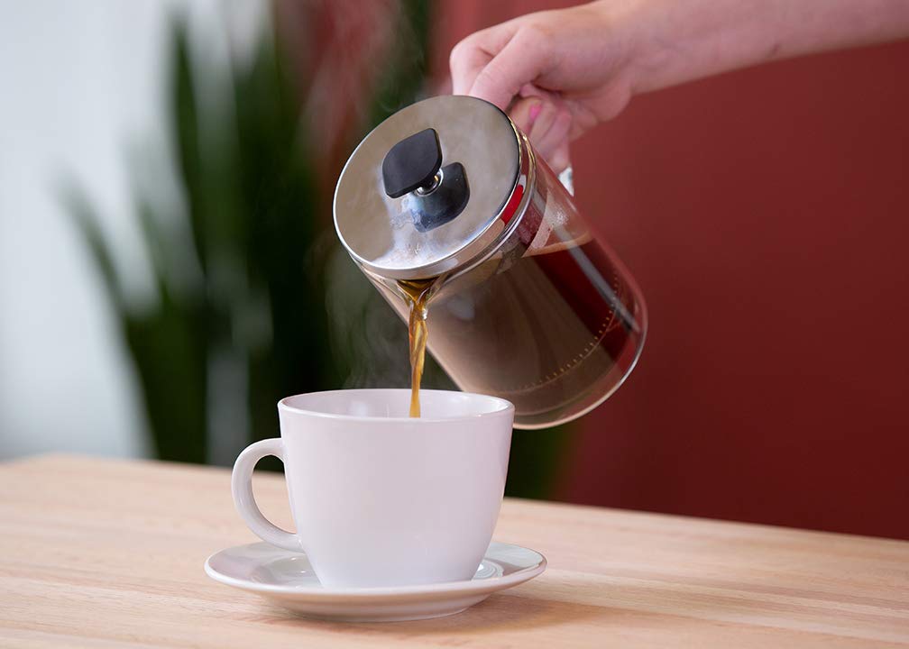 Double Wall Glass French Press 33.8oz A210