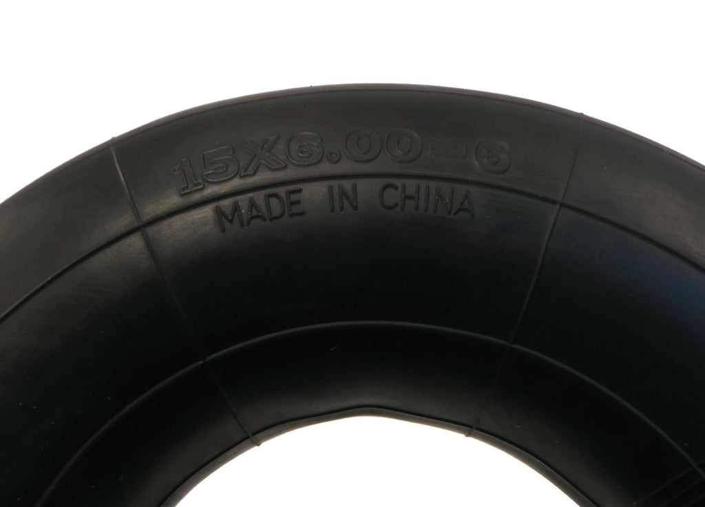 Tire Inner Tubes 15x6.00x6 TR13 Straight Valve Stem Pack of 4 W2317