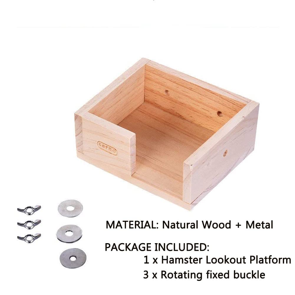 Wooden Hamster Platform Cage Accessories Z679872