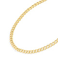 14K Yellow Gold Filled Cuban Curb Link Chain Necklace R278