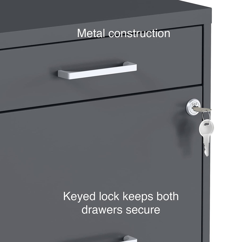 3 Drawer Letter Size Lockable File Cabinet K242
