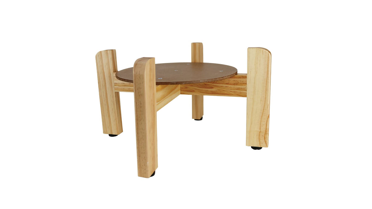 Natural Wood Water Dispenser Counter Stand C9030