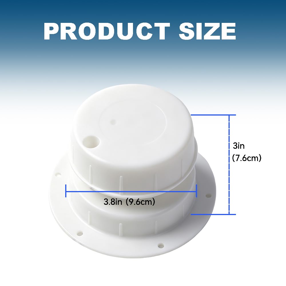 RV Plumbing Vent Caps Replacement Plastic Roof Cover 1 to 2 3/8 Inch Pipe Y241