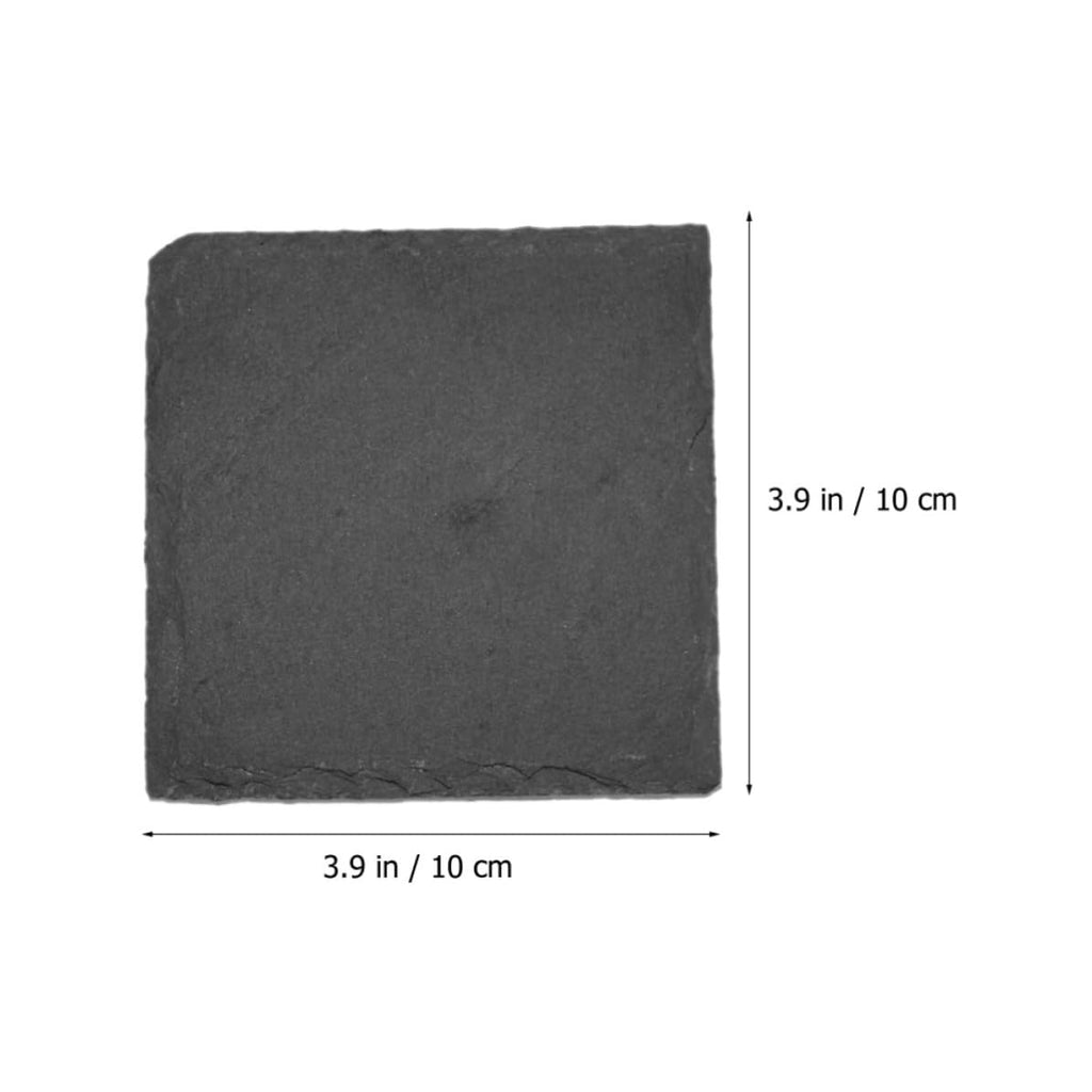 Natural Stone Coasters 12pcs with Non Slip Bottom M496150