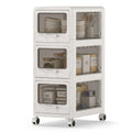 3 Tier Rolling Storage Cart with Drawers D412