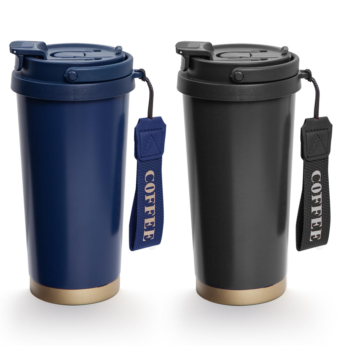 2 Pack 17oz Insulated Stainless Steel Coffee Mug Y332