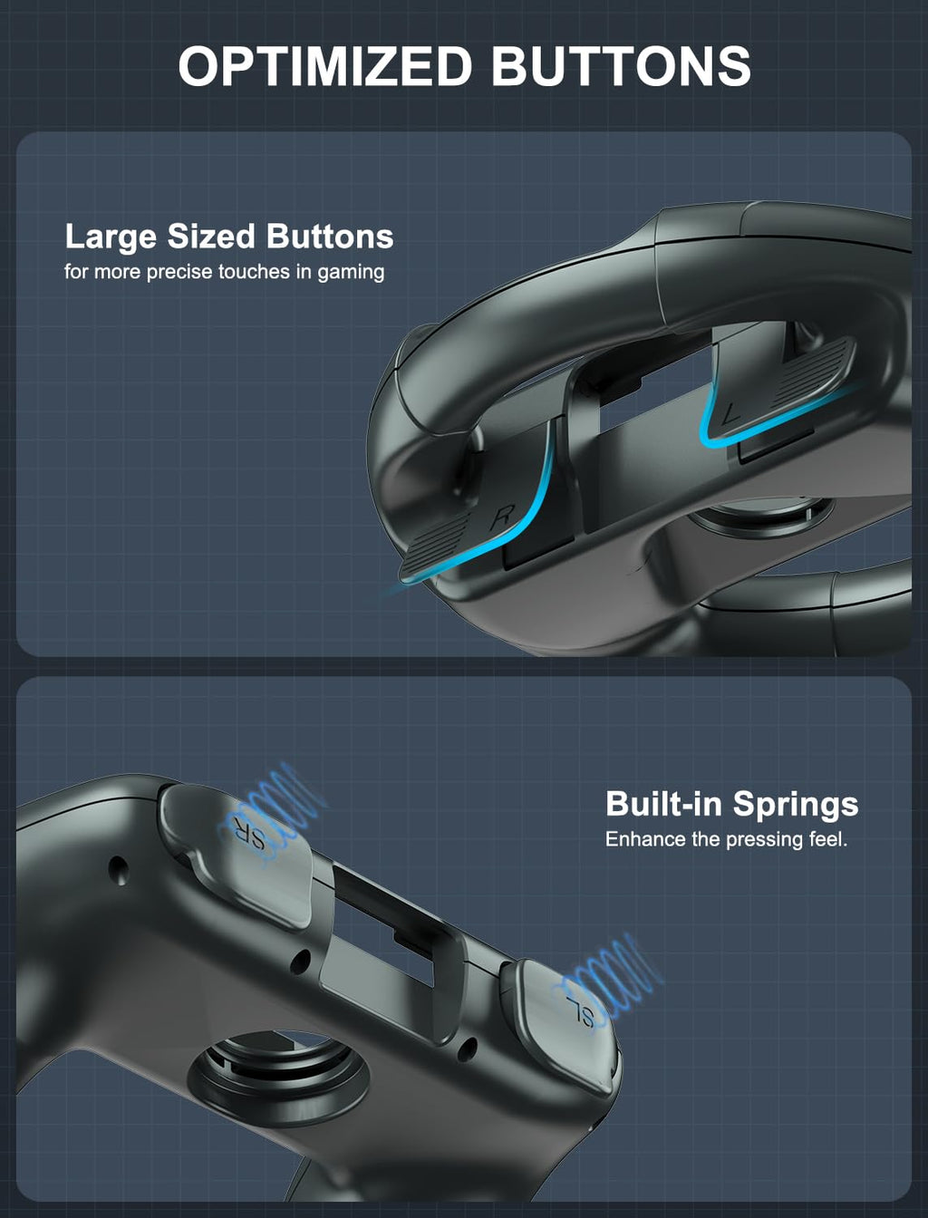 Joy-Con Grips & Steering Wheels Bundle I478