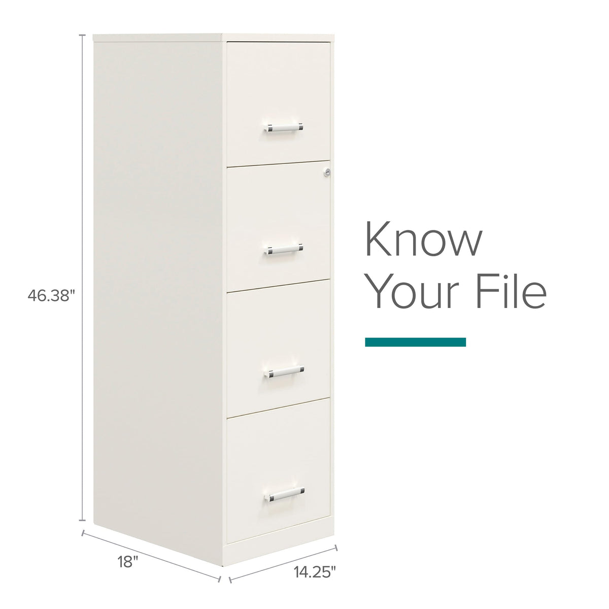 4 Drawer Vertical Steel File Cabinet H818