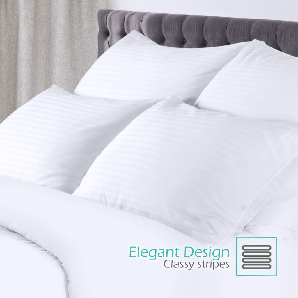 Queen Size Cotton Down Alternative Pillows Set of 2 Z585059