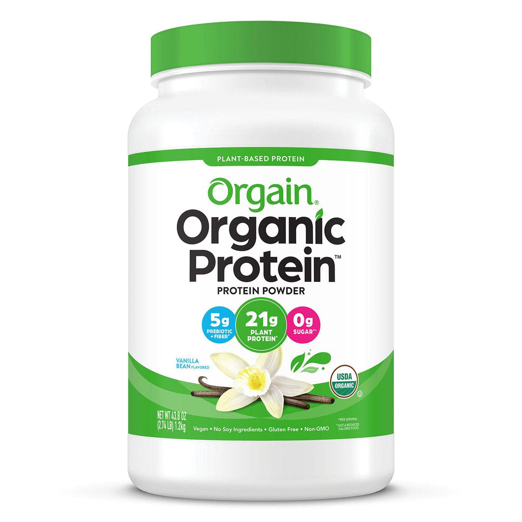 Organic Plant Based Protein Powder Vanilla Bean 2.74 lb O279761