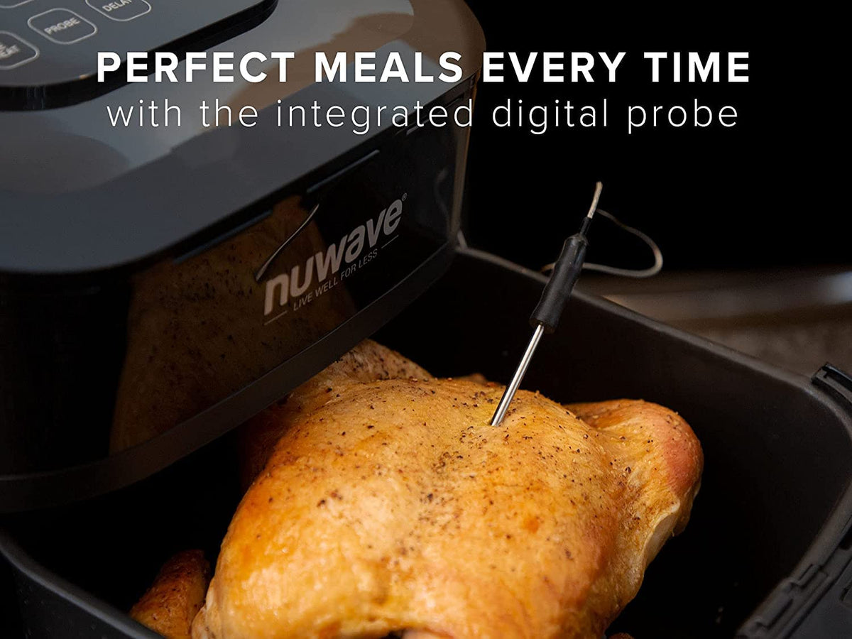 6-Quart Digital Air Fryer with Probe V38799