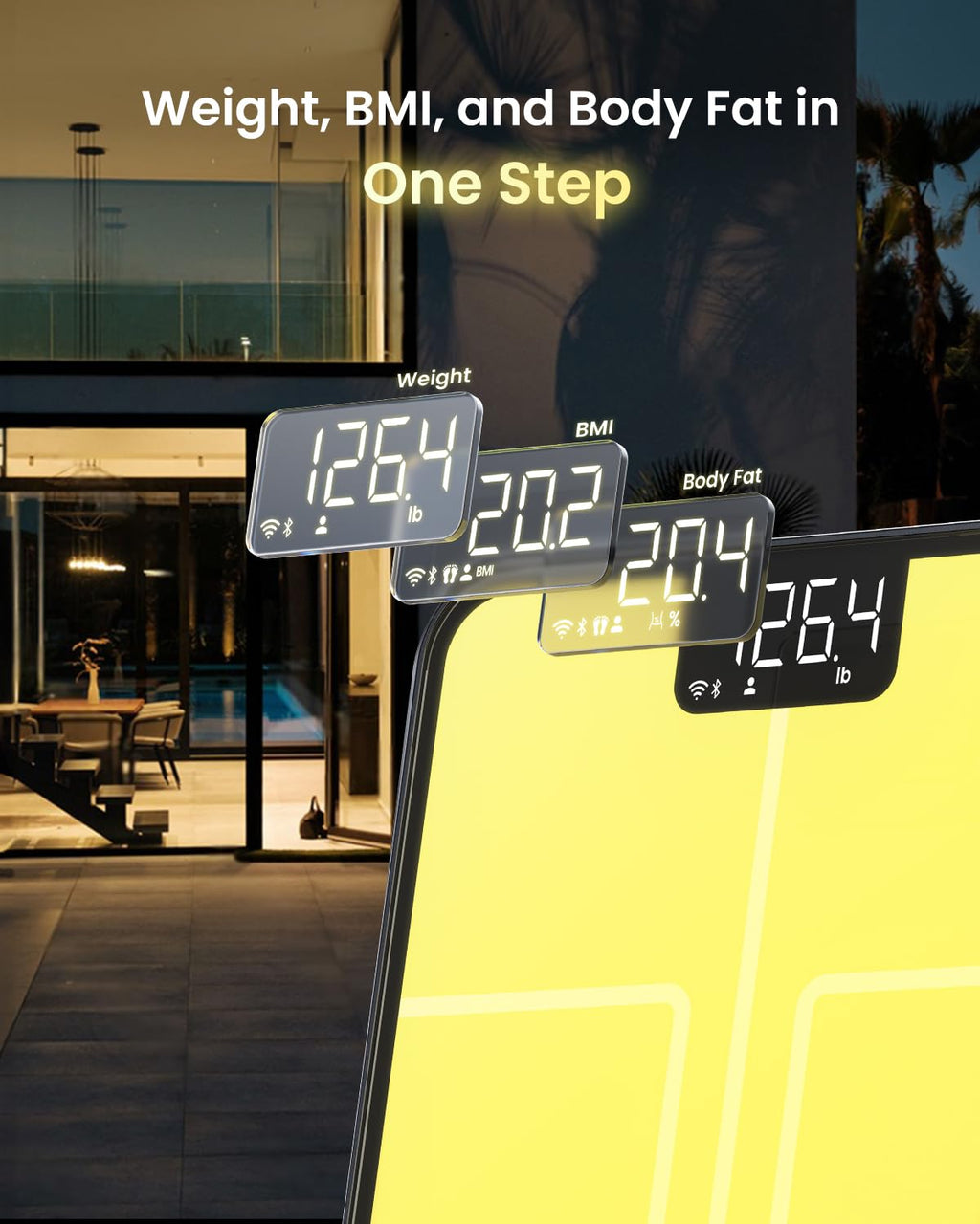 Wi-Fi Bluetooth Smart Scale A96207