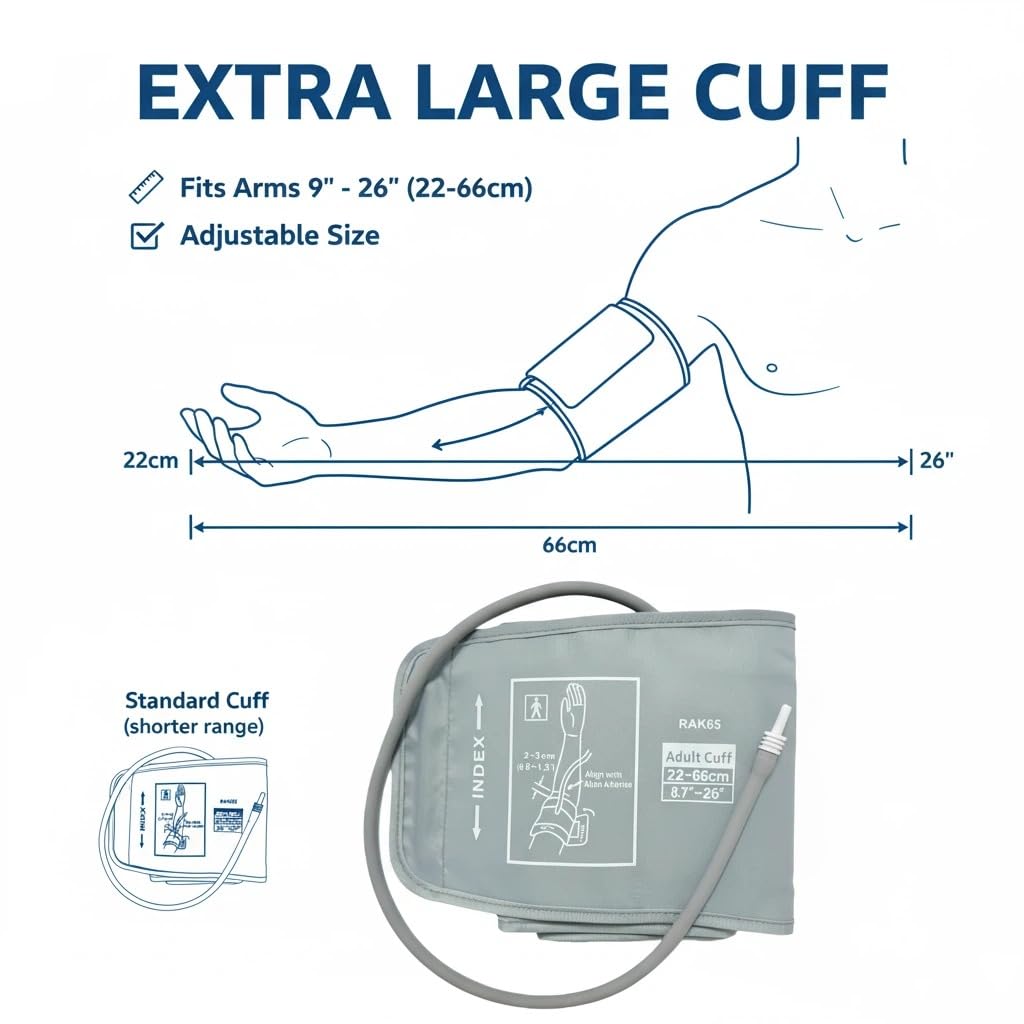 Extra Large Blood Pressure Cuff Replacement 8.7"-26" O895