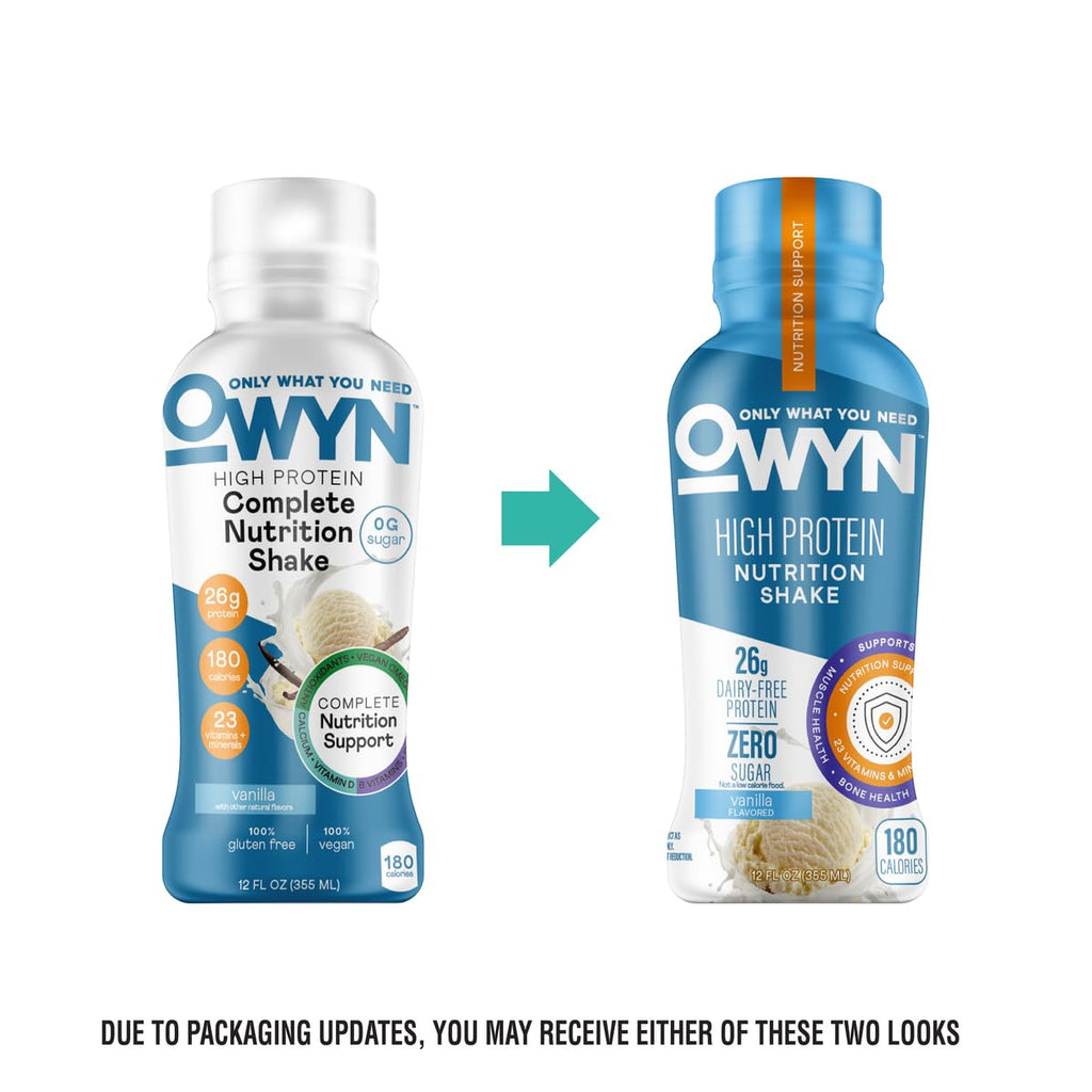 26g High Protein Shake, Vanilla Flavored, 12 Ct C7608