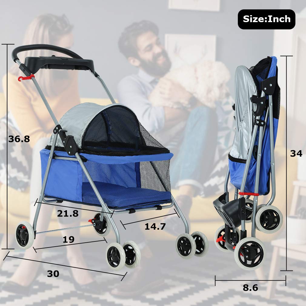 Foldable Pet Stroller O973301
