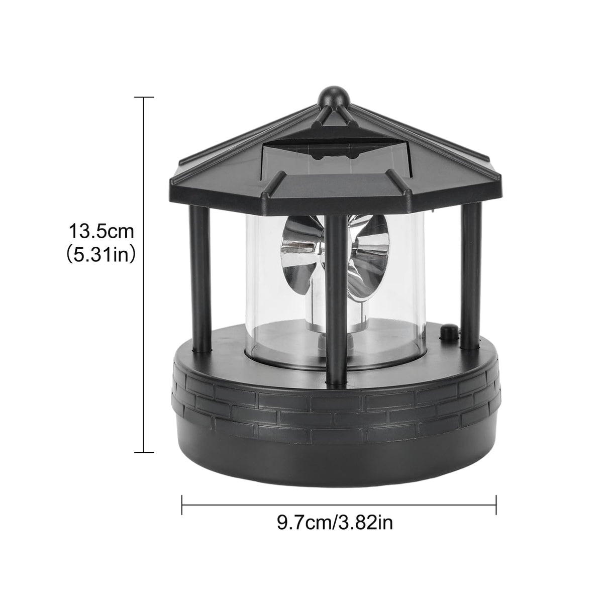 Black Solar Lighthouse Light I876131