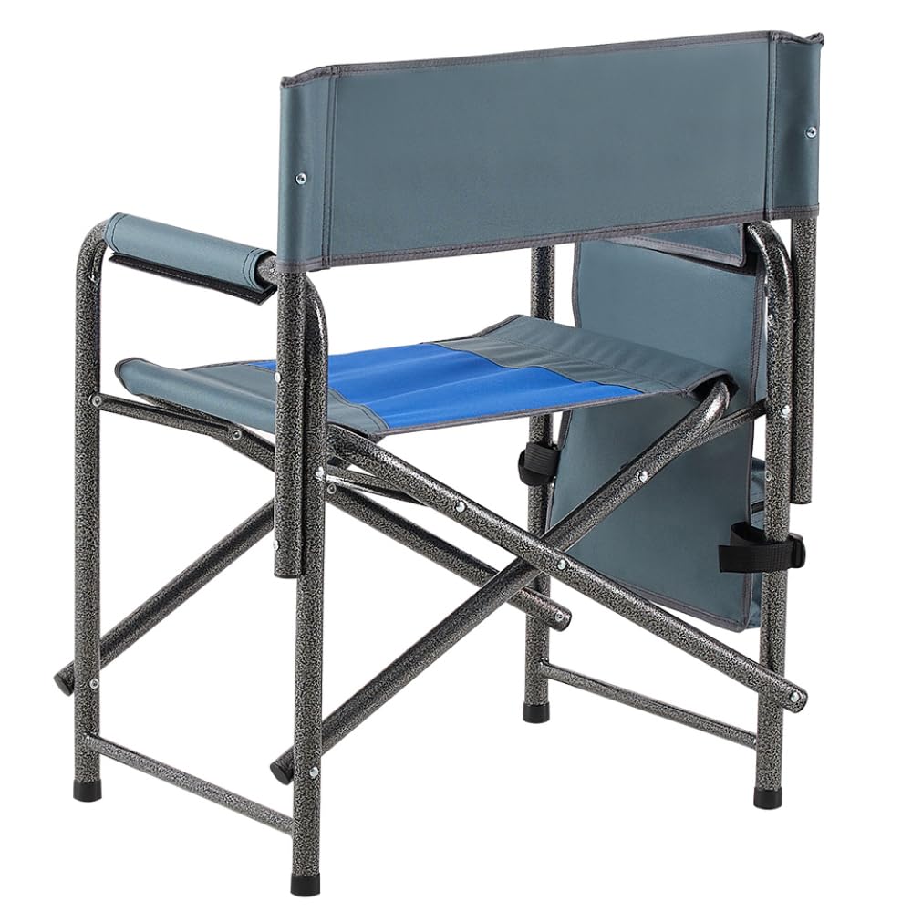 Padded Folding Oversized Chair with Side Table and Storage Pockets K458961