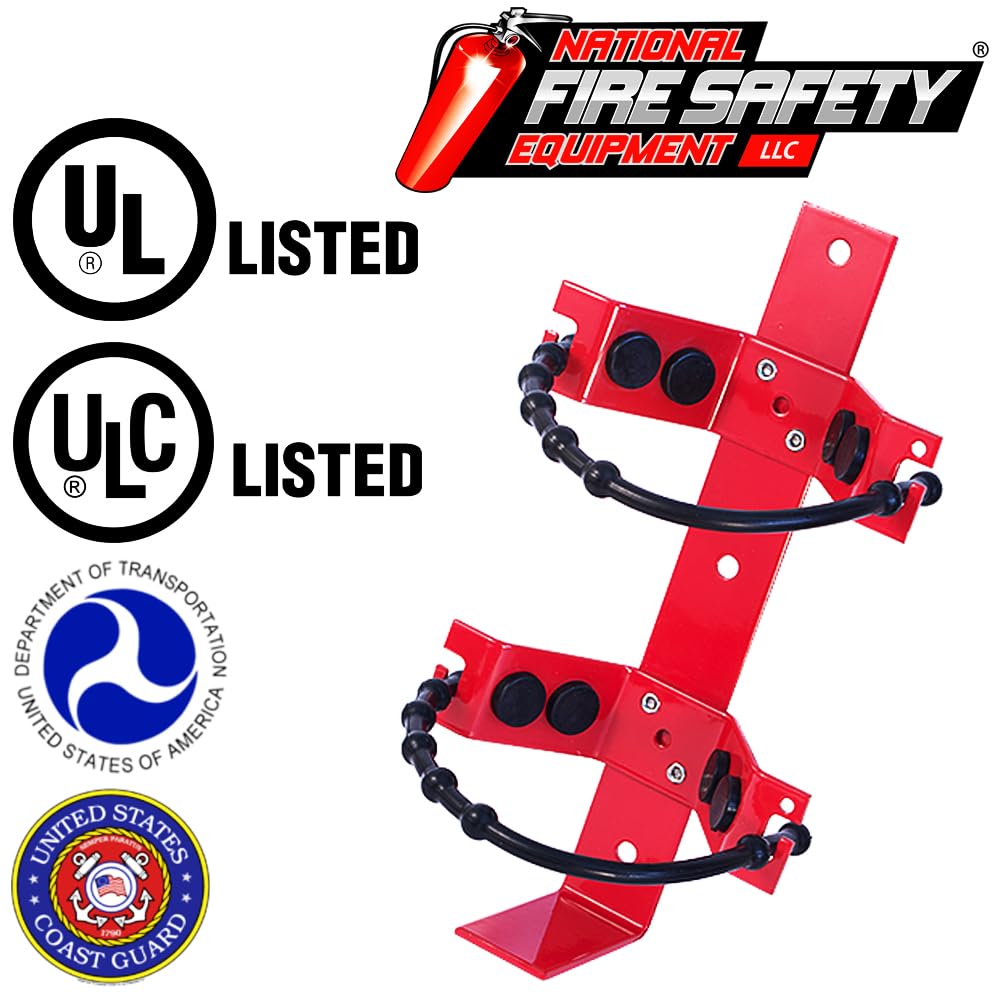 2.5 Lb Heavy Duty Boat Fire Extinguisher Bracket with Cords H243386