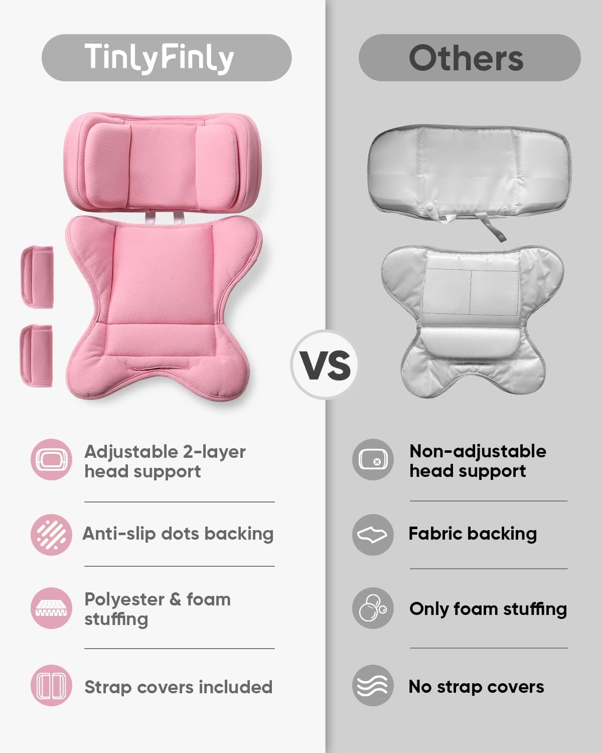 Pink Infant Car Seat Insert L51598
