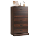 Brown 5 Drawer Dresser T6362