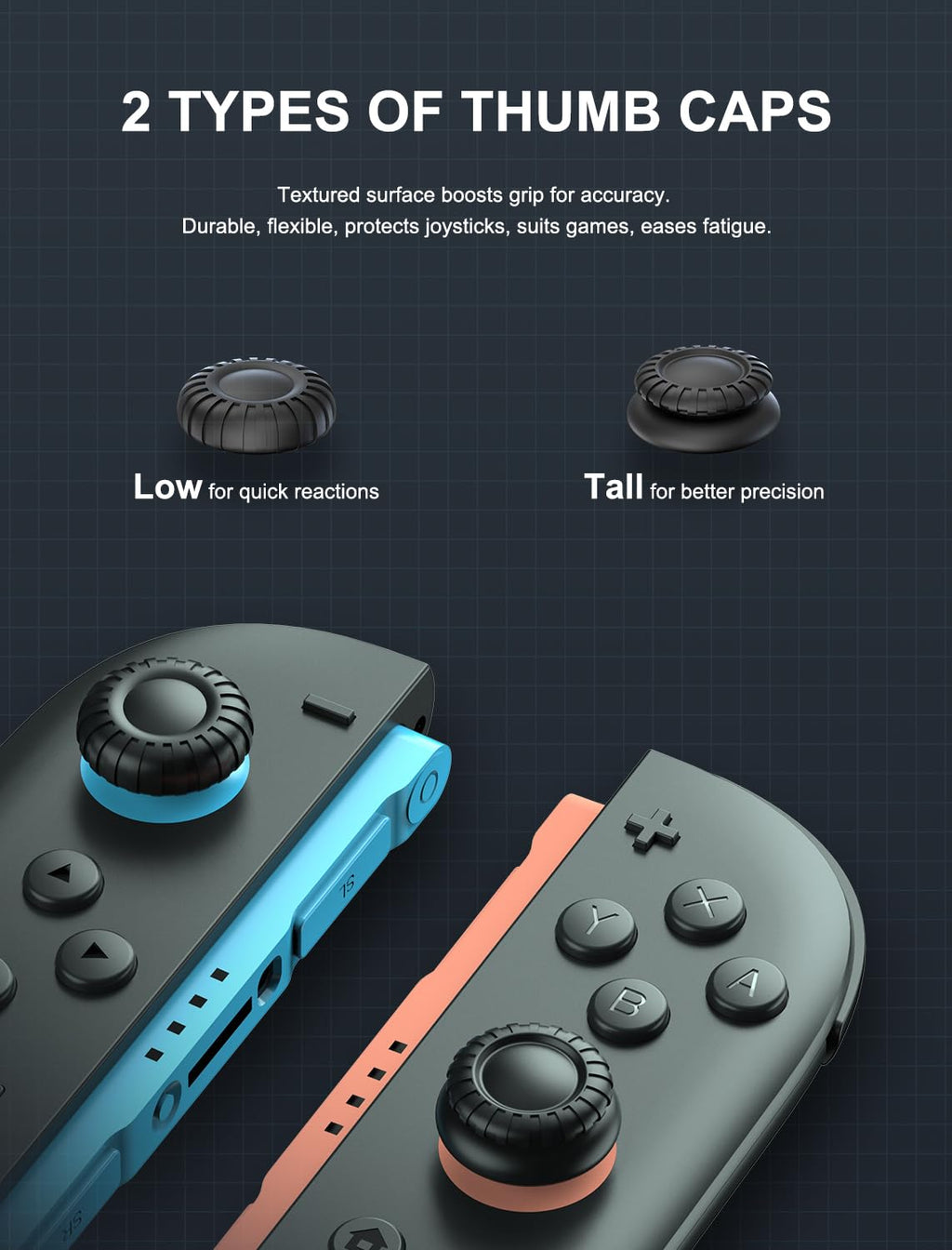 Joy-Con Grips & Steering Wheels Bundle I478