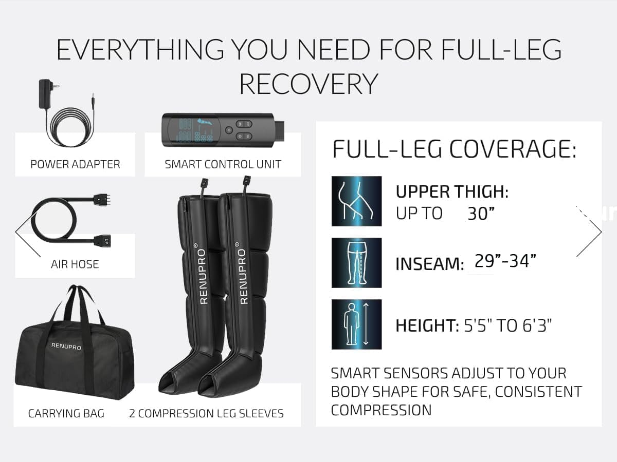 Air Compression Leg Massager T56075