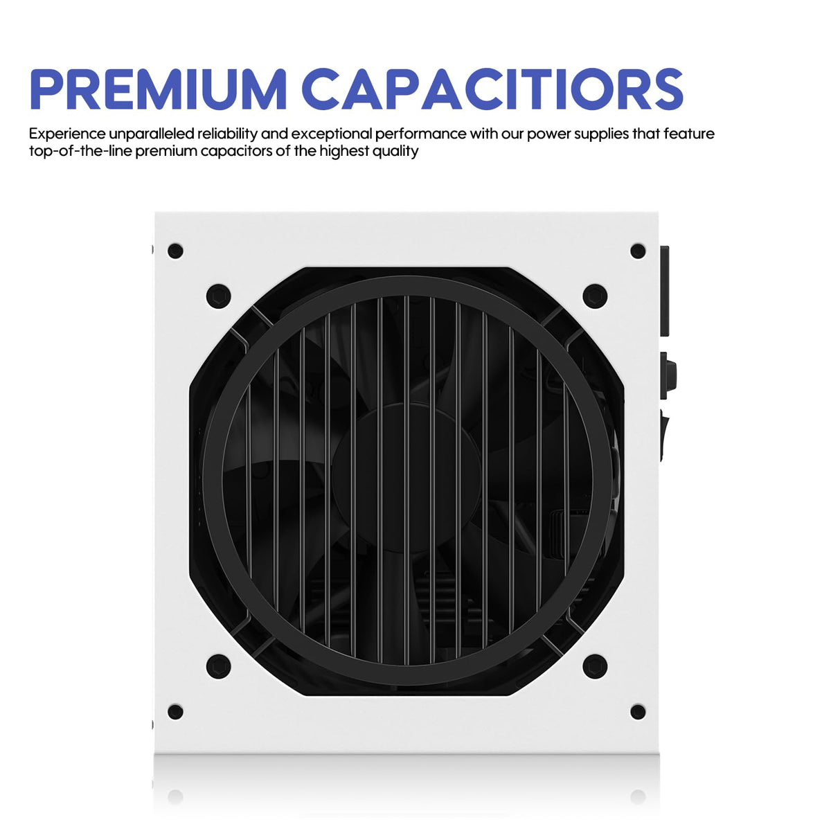 1000W White Power Supply M8018