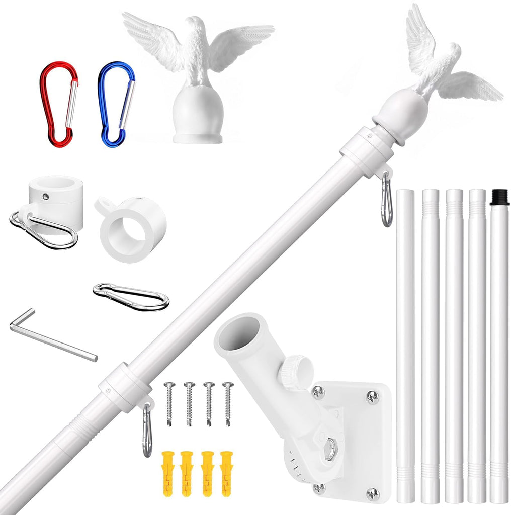 6FT Stainless Steel Flagpole Kit Z161