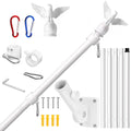 6FT Stainless Steel Flagpole Kit Z161